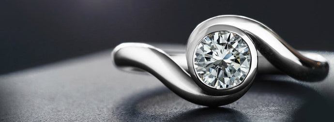 Twisted Diamond Engagement Rings That Dance Around Her Finger
