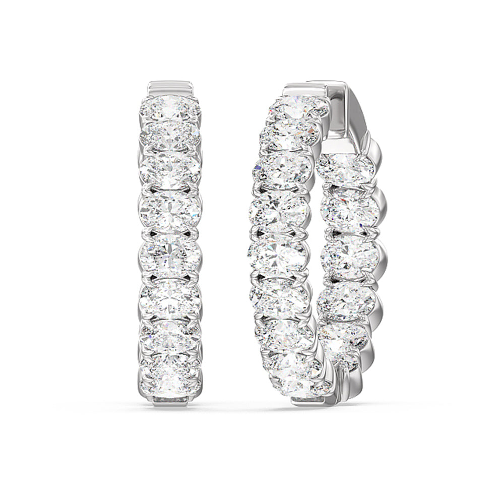 Inside out hotsell hoop earrings