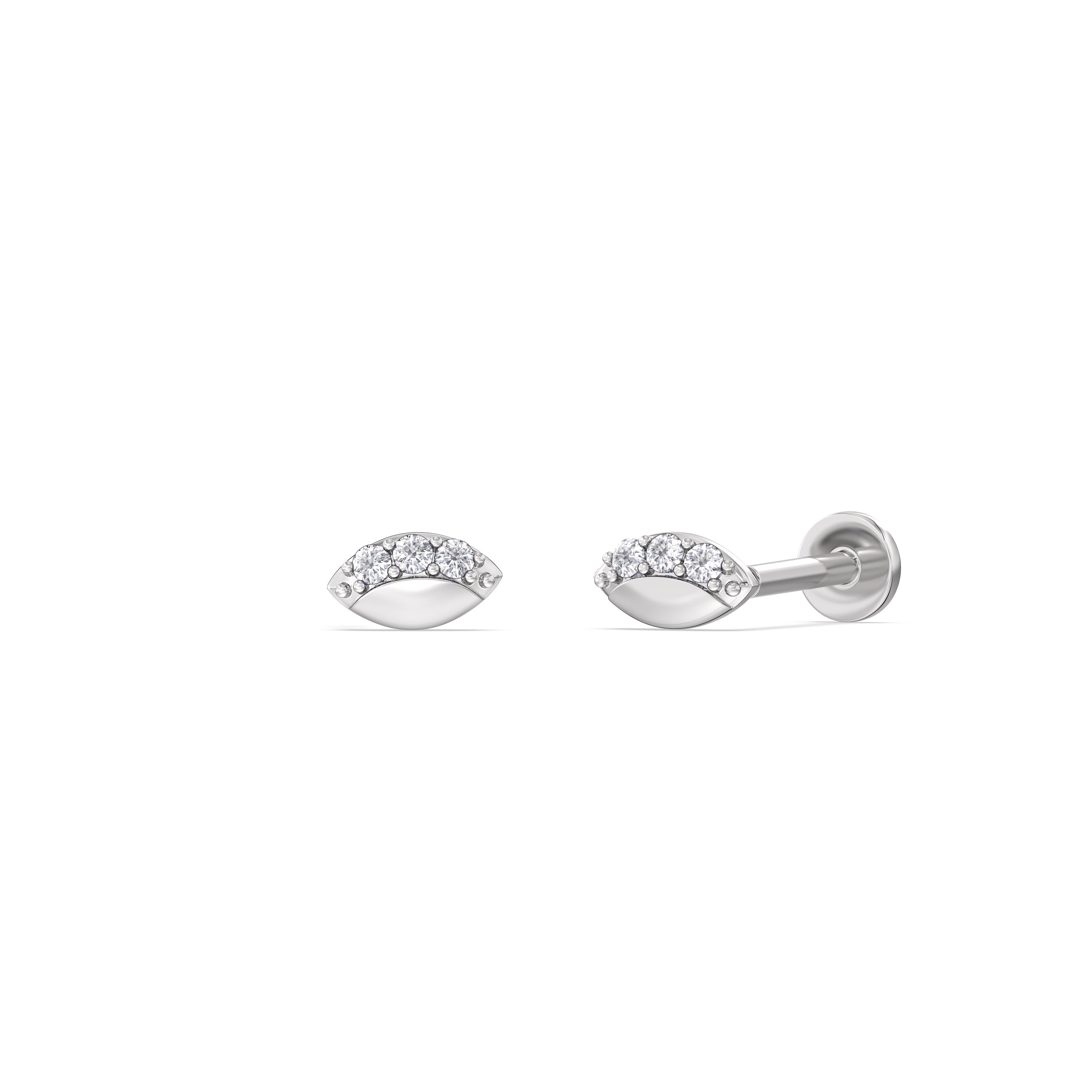 Marquis Wave Studs