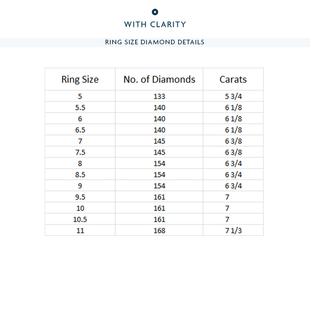 The Moxy Eternity Ring (E+ VS+) with Platinum / Lab / 6 3/8 Cut Diamond in 14KT Platinum / Lab / 6 3/8 view 5