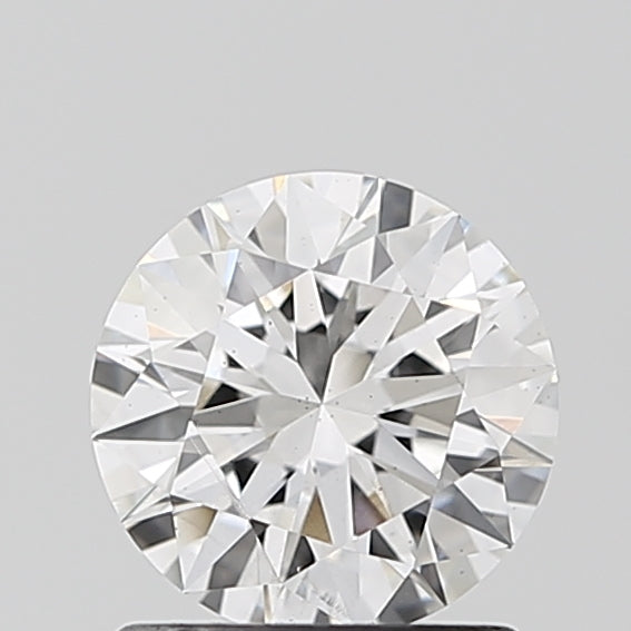 1.0 Carat Round Lab Diamond with  Cut Diamond in 14KT  view 1