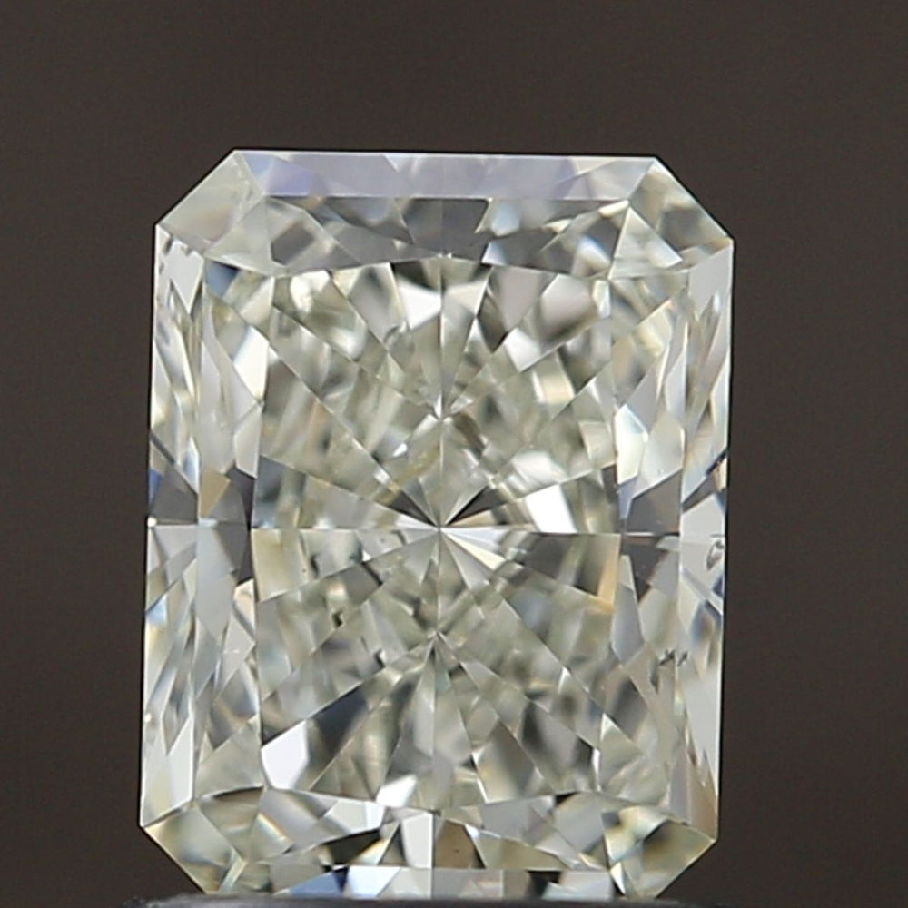 1.04 Carat Radiant Natural Diamond with  Cut Diamond in 14KT  view 1