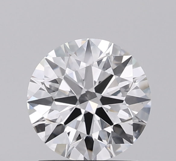 1.04 Carat Round Lab Diamond with  Cut Diamond in 14KT  view 1