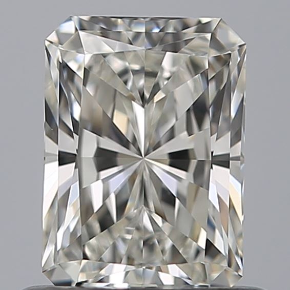 0.7 Carat Radiant Natural Diamond with  Cut Diamond in 14KT  view 1