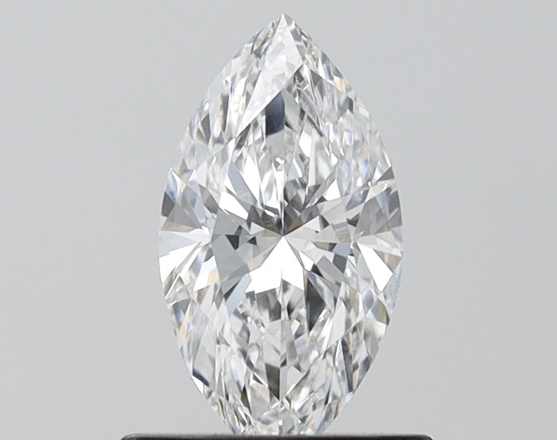 0.91 Carat Marquise Lab Diamond with  Cut Diamond in 14KT  view 1