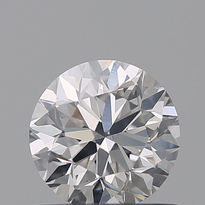 0.7 Carat Round Natural Diamond with  Cut Diamond in 14KT  view 1