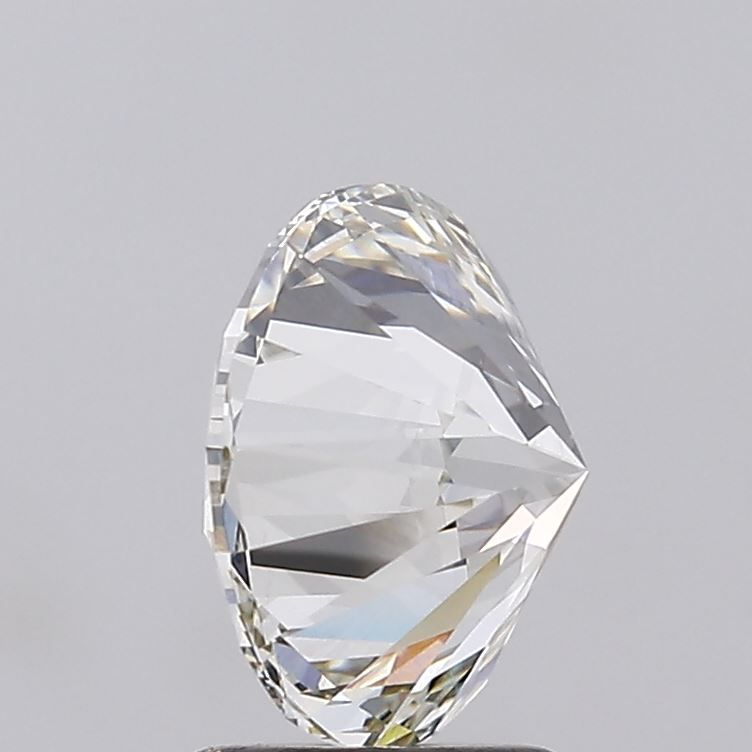 2.68 Carat Round Lab Diamond with  Cut Diamond in 14KT  view 1