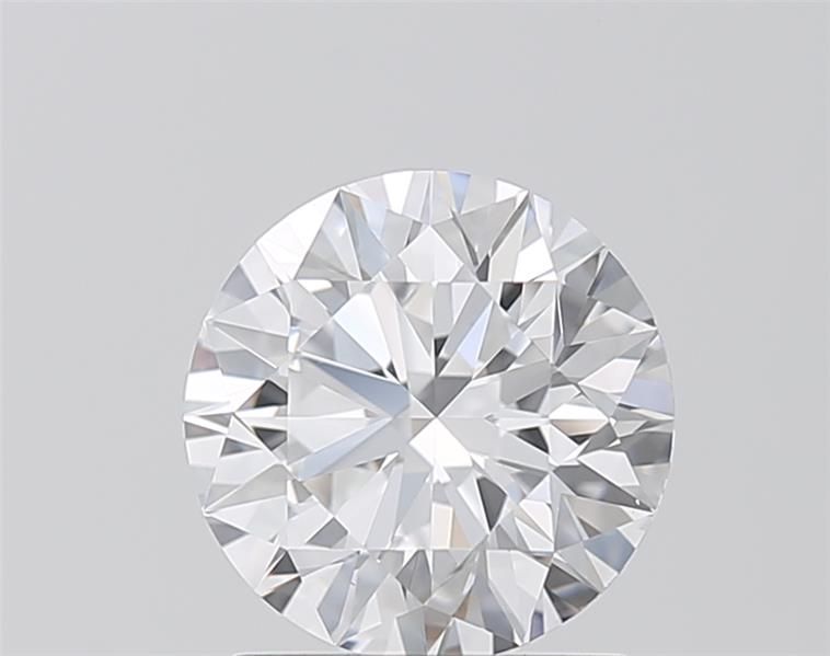 1.48 Carat Round Lab Diamond with  Cut Diamond in 14KT  view 1
