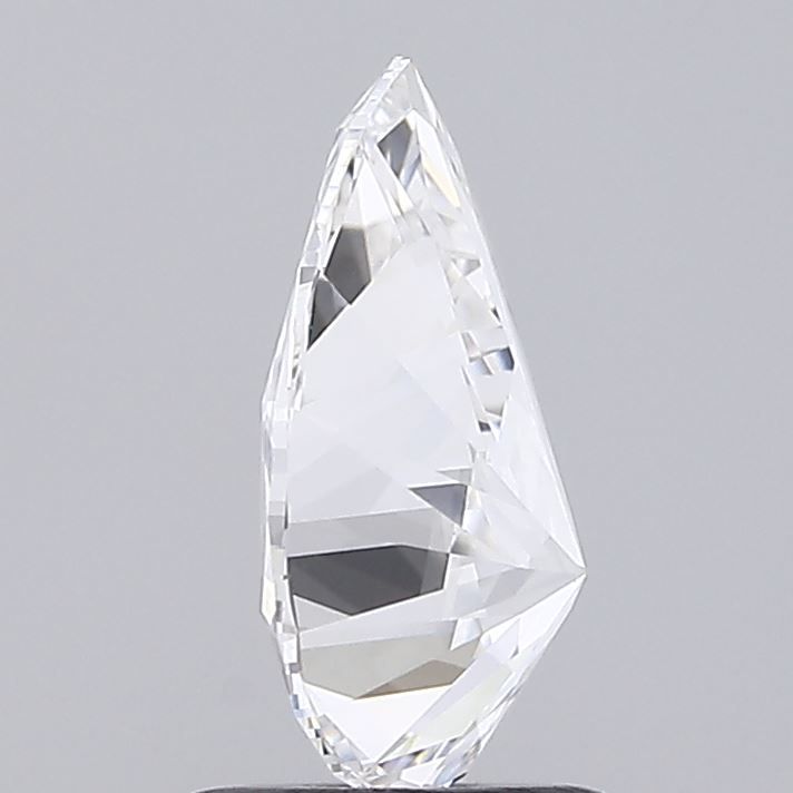 1.4 Carat Pear Lab Diamond with  Cut Diamond in 14KT  view 1