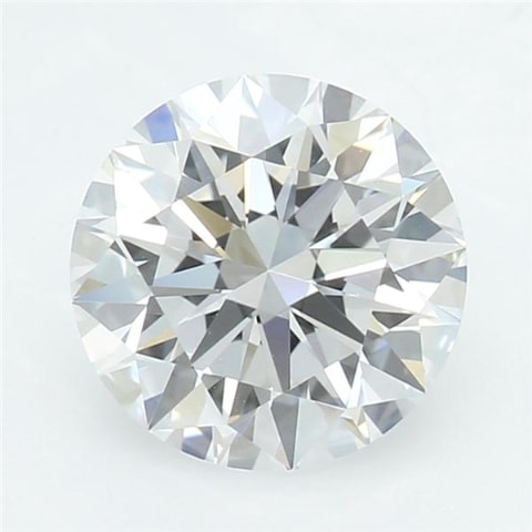1.77 Carat Round Lab Diamond with  Cut Diamond in 14KT  view 1