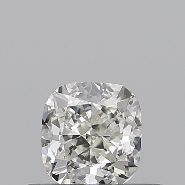 0.4 Carat CUSHION Natural Diamond with  Cut Diamond in 14KT  view 1