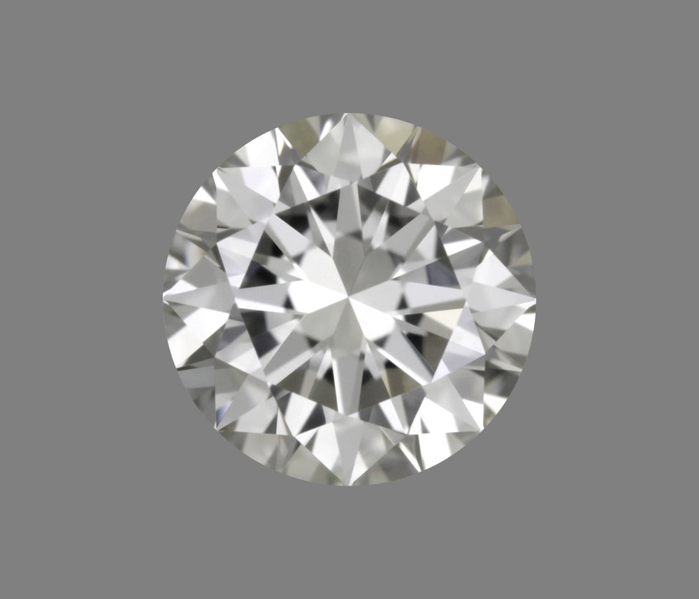 0.33 Carat Round Natural Diamond with  Cut Diamond in 14KT  view 1