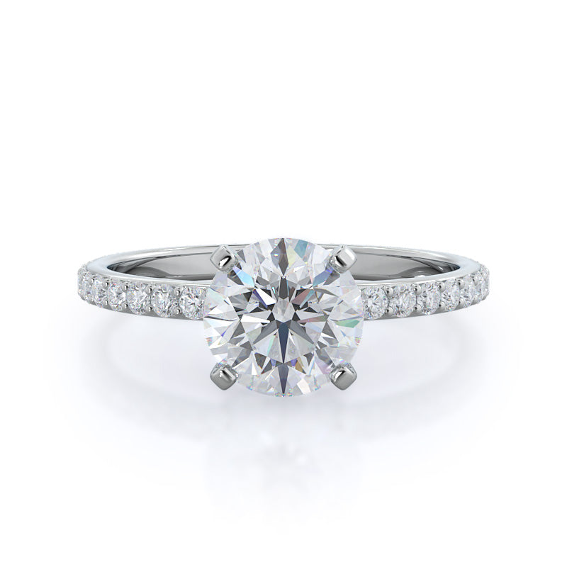 thumbnail image 2 of IraTouchJewellery 4Ct Lab Created Diamond Engagement Ring Wedding Set - 14K White Gold Plated Silver 2 of 6