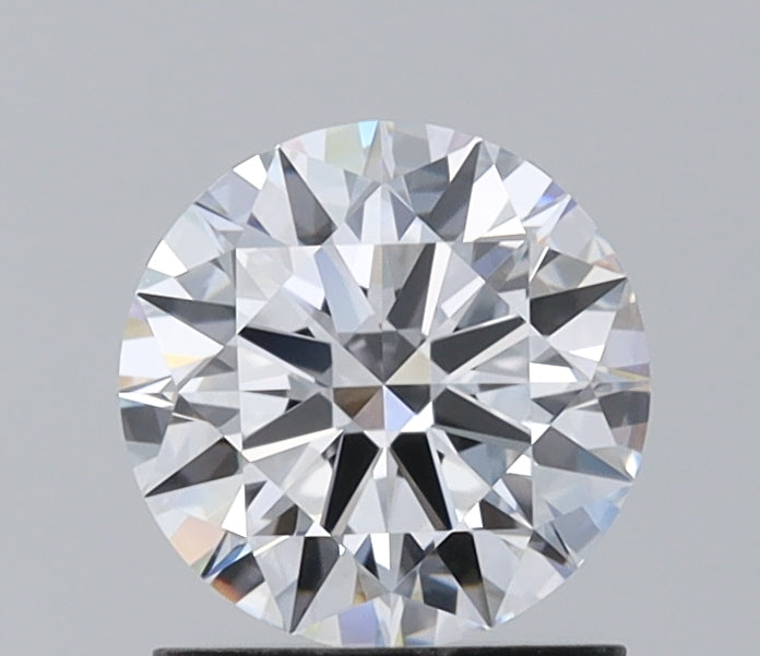 1.13 Carat Round Lab Diamond with  Cut Diamond in 14KT  view 1