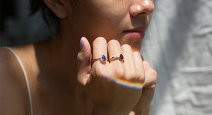 Women wearing Amethyst Jewelry