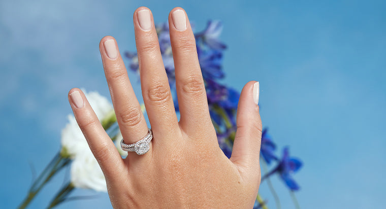 Halo Engagement Ring