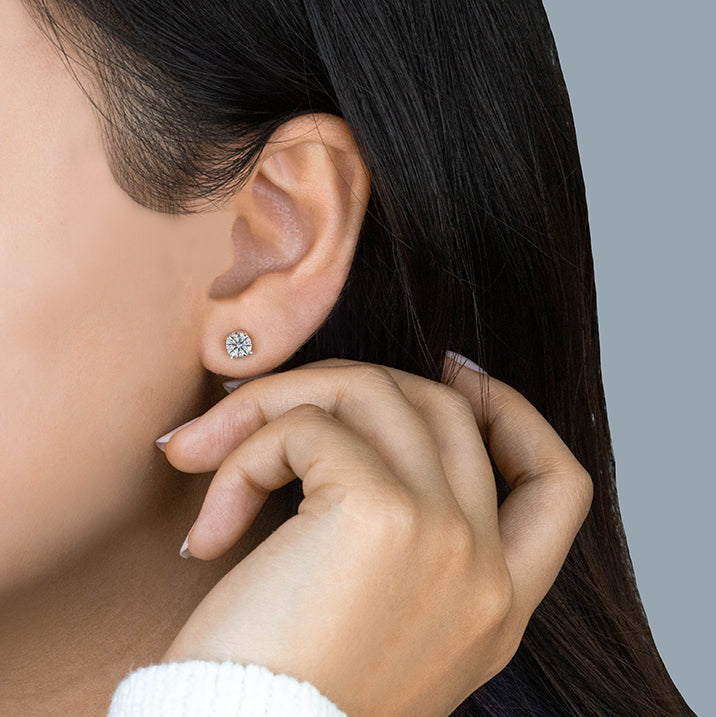 Lab Diamond Studs for Everyday Wear