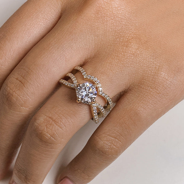 Vintage Yellow Gold Engagement Rings