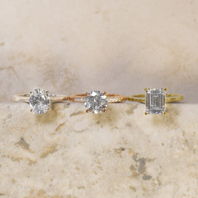 Best for a budget-conscious couple: Moissanite Rings