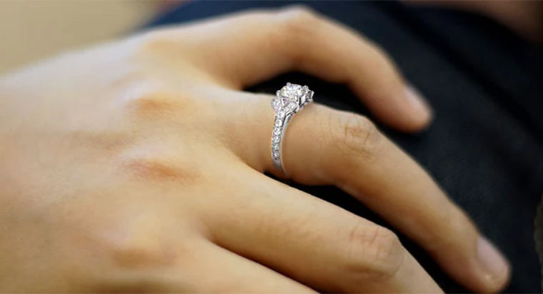 High Setting vs Low Setting Engagement Rings