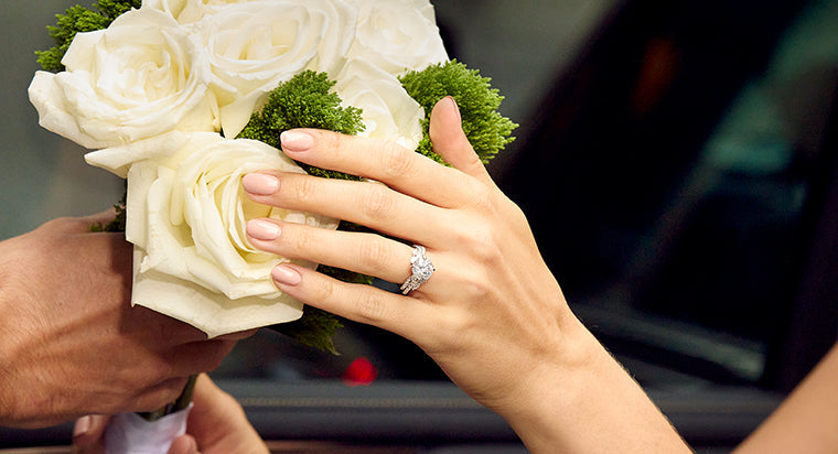How do you find a flushed-fit wedding band for your hidden halo engagement ring?