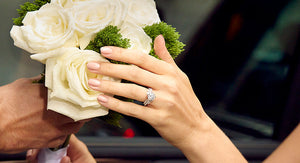 How do you find a flushed-fit wedding band for your hidden halo engagement ring?