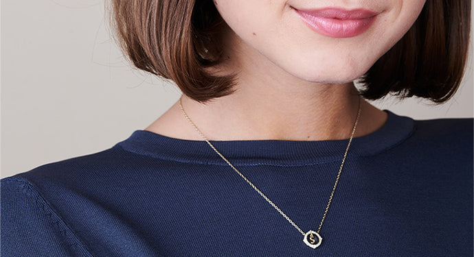 One shop initial necklace