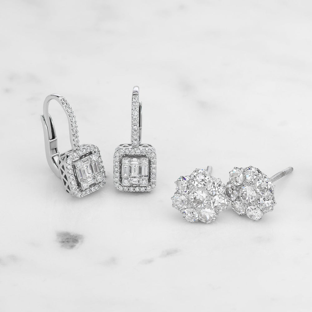 With Clarity Lab Diamond Earrings