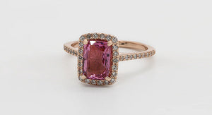 Natural vs. Synthetic Pink Sapphire - With Clarity