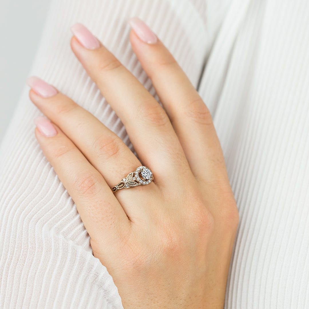 Top Preset Rose Gold Engagement Rings