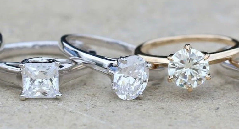 five hypoallergenic rings