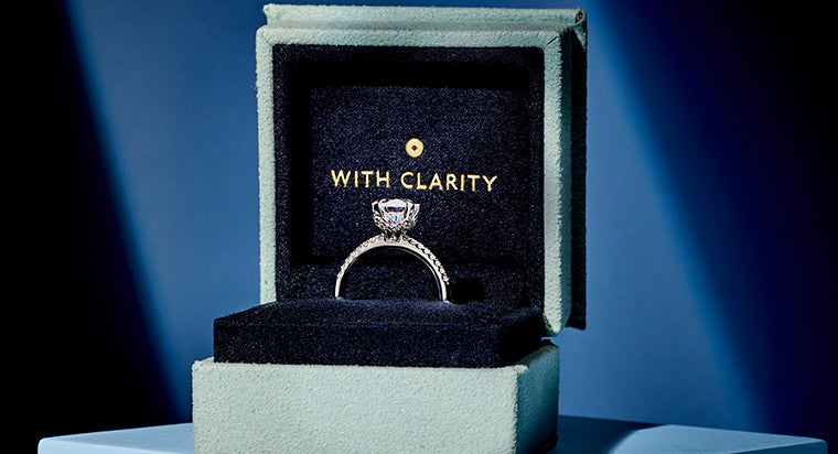 Engagement Ring in the With Clarity Box