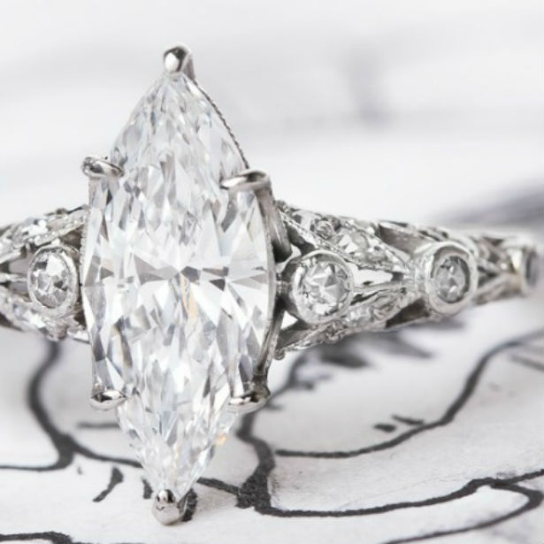 Edwardian Style Engagement Rings for the Old Fashioned Fiance