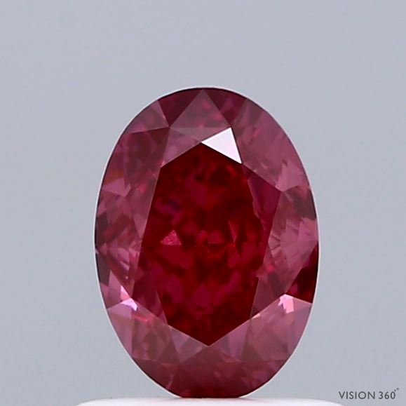 1.01 Carat Oval Lab Diamond with  Cut Diamond in 14KT  view 1
