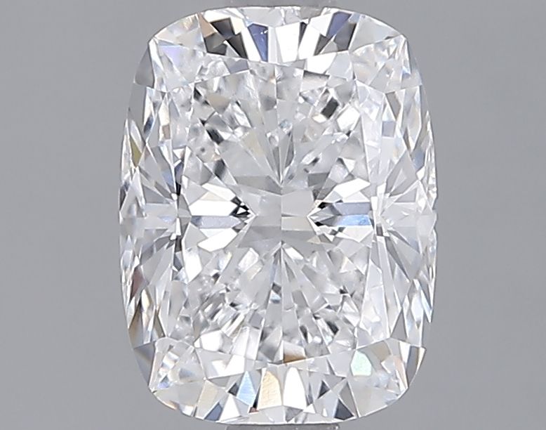 1.89 Carat Cushion Lab Diamond with  Cut Diamond in 14KT  view 1
