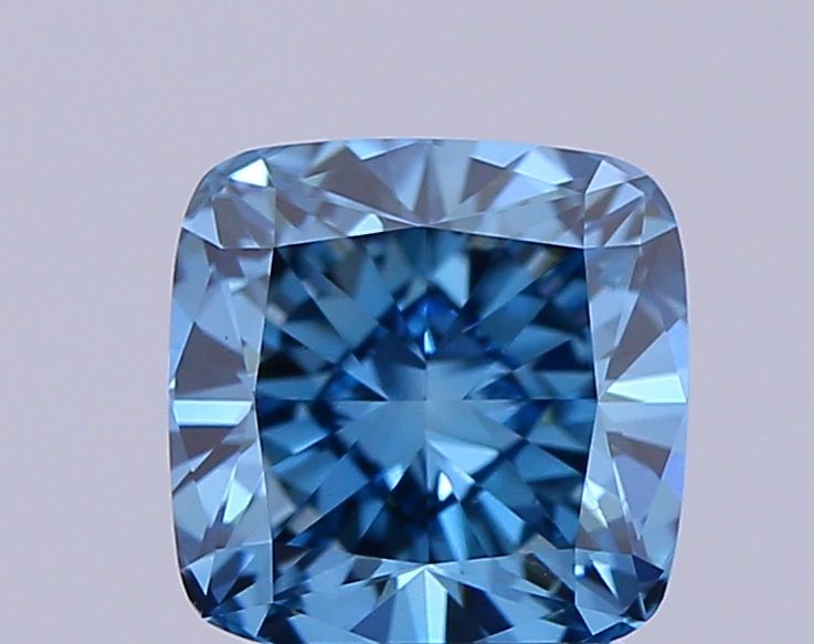 2.02 Carat Cushion Lab Diamond with  Cut Diamond in 14KT  view 1
