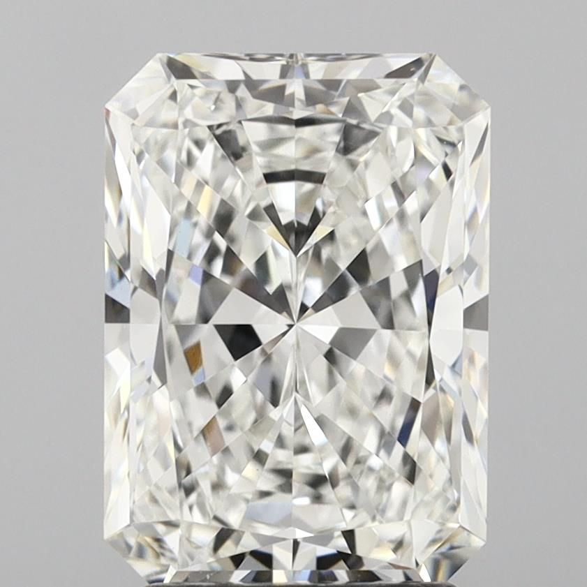 2.69 Carat Radiant Lab Diamond with  Cut Diamond in 14KT  view 1
