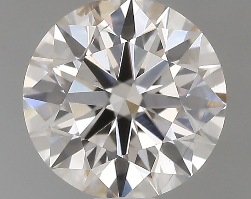 0.6 Carat Round Natural Diamond with  Cut Diamond in 14KT  view 1
