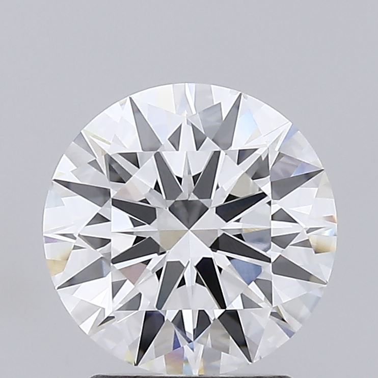 2.11 Carat Round Lab Diamond with  Cut Diamond in 14KT  view 1
