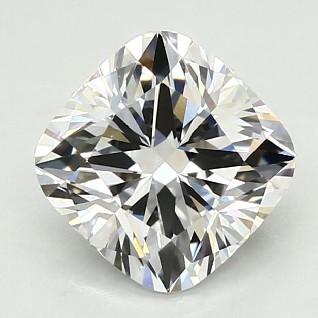 1.5 Carat Cushion Lab Diamond with  Cut Diamond in 14KT  view 1
