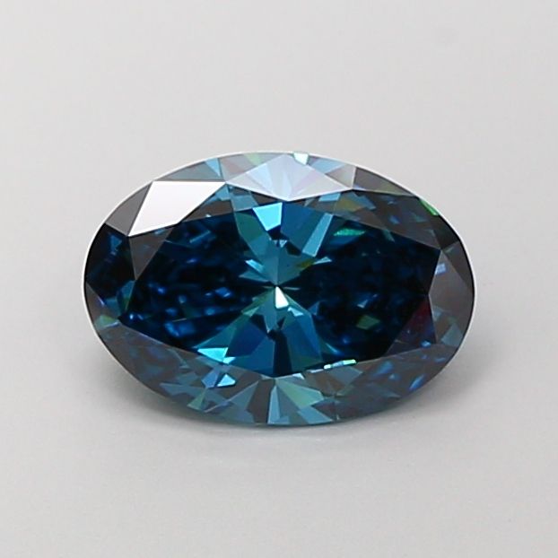 2.0 Carat Oval Lab Diamond with  Cut Diamond in 14KT  view 1
