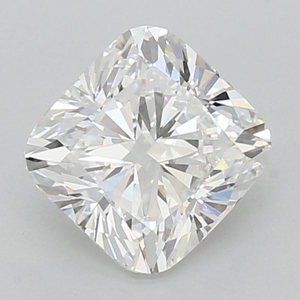 2.52 Carat Cushion Lab Diamond with  Cut Diamond in 14KT  view 1
