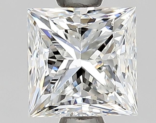 0.91 Carat Princess Natural Diamond with  Cut Diamond in 14KT  view 1
