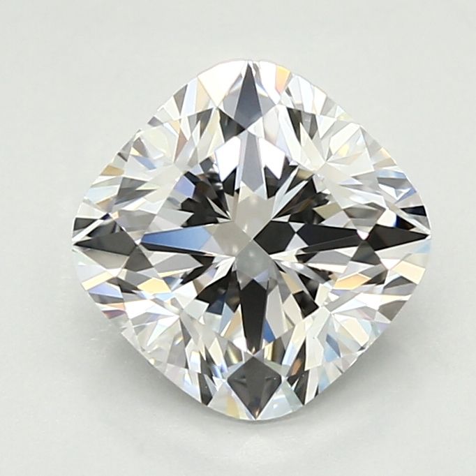 1.64 Carat Cushion Lab Diamond with  Cut Diamond in 14KT  view 1
