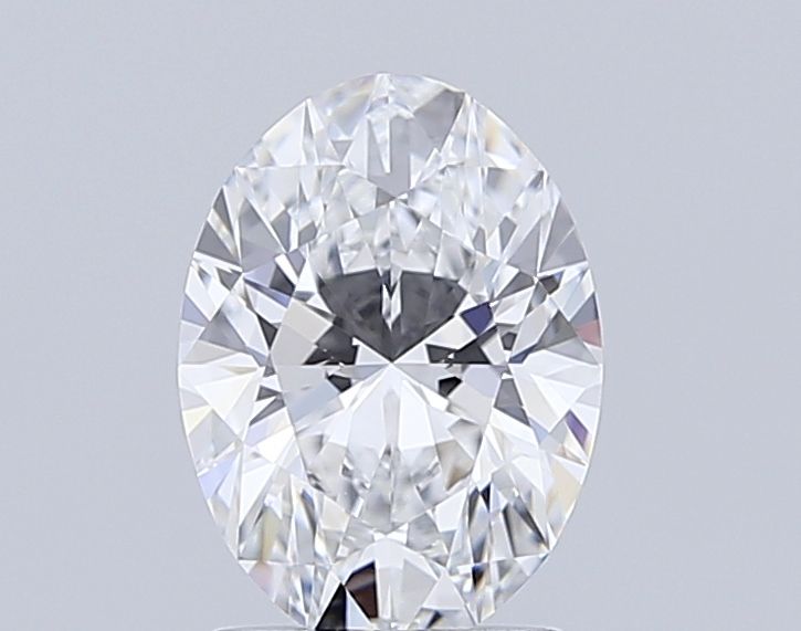 1.52 Carat Oval Lab Diamond with  Cut Diamond in 14KT  view 1
