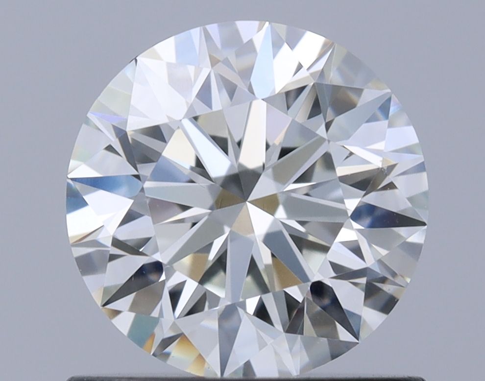 0.81 Carat Round Natural Diamond with  Cut Diamond in 14KT  view 1
