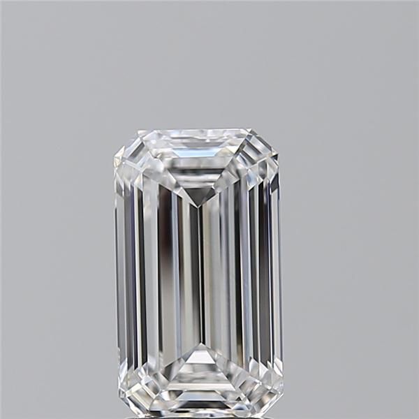 2.5 Carat Emerald Natural Diamond with  Cut Diamond in 14KT  view 1
