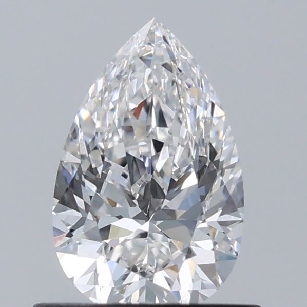 0.7 Carat Pear Natural Diamond with  Cut Diamond in 14KT  view 1

