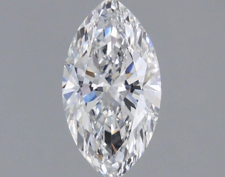 1.54 Carat Marquise Lab Diamond with  Cut Diamond in 14KT  view 1

