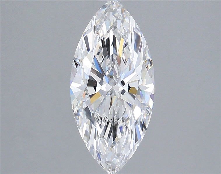 2.02 Carat Marquise Lab Diamond with  Cut Diamond in 14KT  view 1
